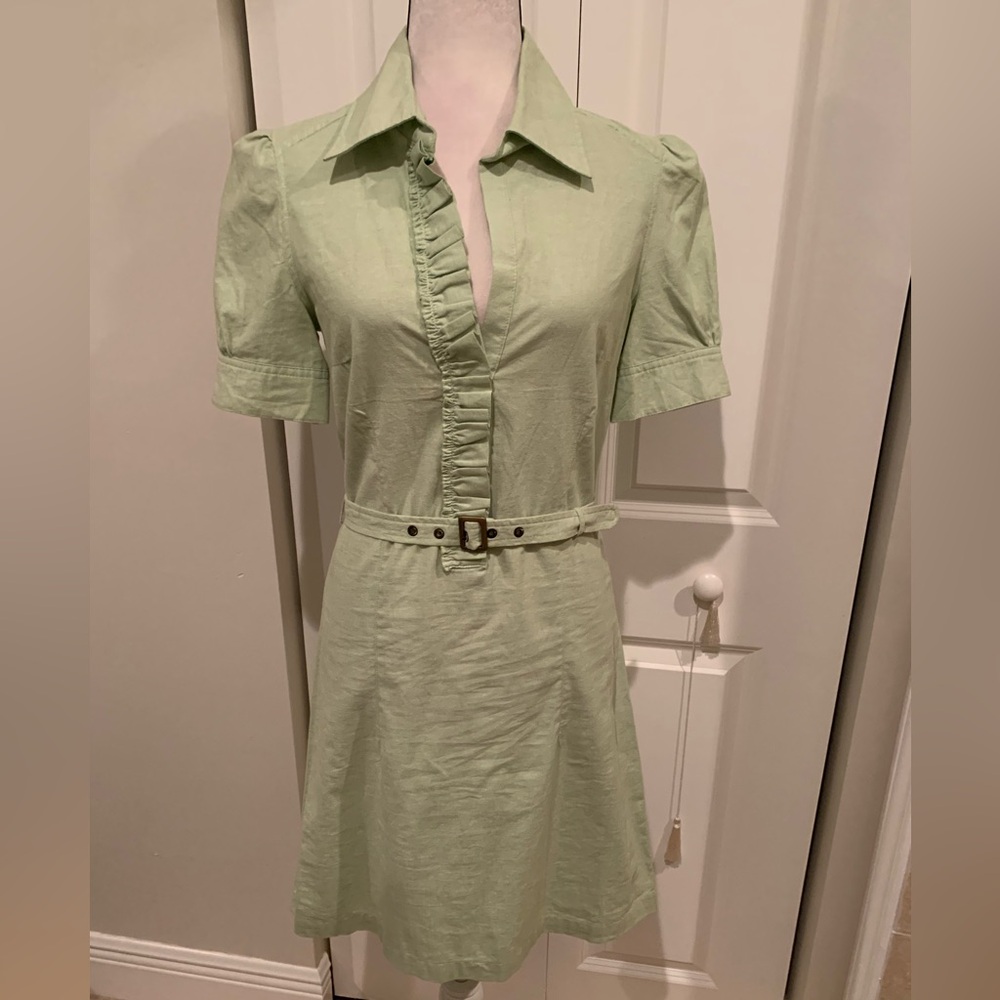 MG Originals Ruffle-Trim Shirtdress